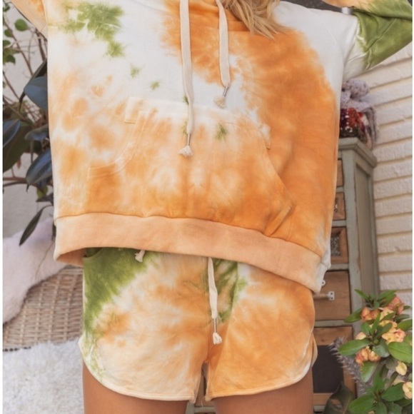 Pumpkin Festival Tie Dye Shorts - Picture 6 of 8